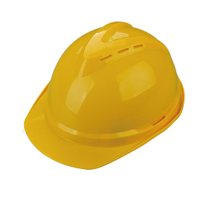 Topi Keledar Keselamatan Industri Kuning W-002